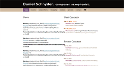 Desktop Screenshot of danielschnyder.com